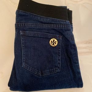 Tory Burch denim leggings